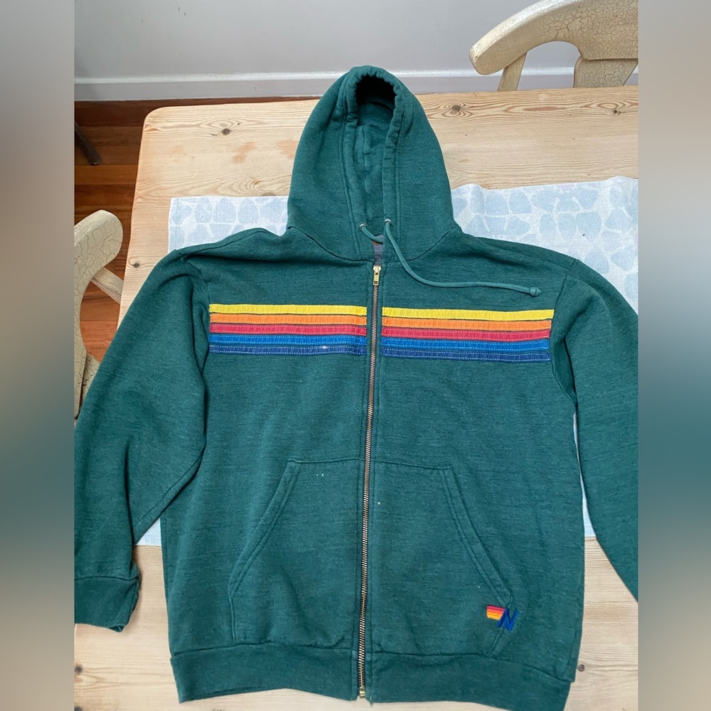 Aviator Nation 5 stripe hoodie M